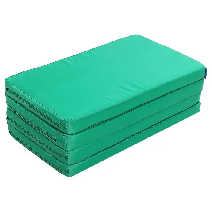 Мат ONLYTOP, 120&times;50&times;4 см, 3 сложения, цвет зелёный