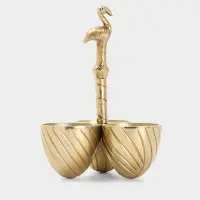 Менажница &laquo;Фламинго&raquo;, 14&times;14&times;21 см, алюминий