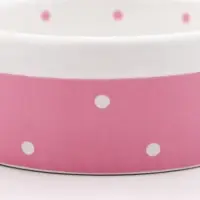 Миска Princess, 100 мл, малая, 8.5&times;3.5 см, керамика, розовая