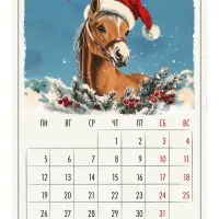 Календарь 2026 на ригеле «Винтаж»