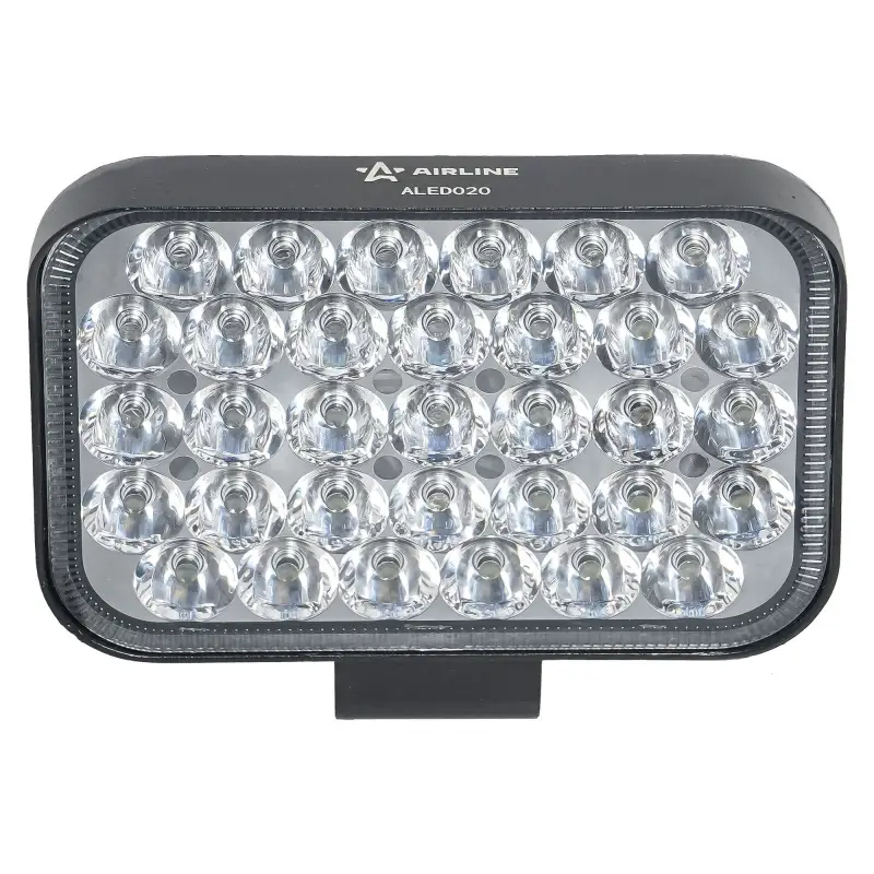 Фара светодиодная прямоугольная, 33 LED рассеяный свет, 33W, (135х95х38) 12/24V