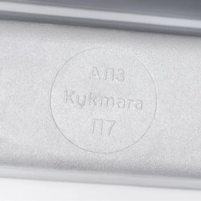 Форма для хлеба KUKMARA, 2.1 л, 22.5&times;11.5&times;12.2 см, Л-7, 3-х секционная, литой алюминий