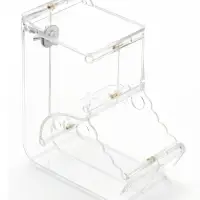 Автокормушка для птиц и грызунов &laquo;Пижон&raquo;, 12.8&times;7&times;14 см, прозрачная