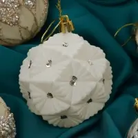 Ёлочные шары набор 9 шт. &laquo;Флурри&raquo;, d=8 см