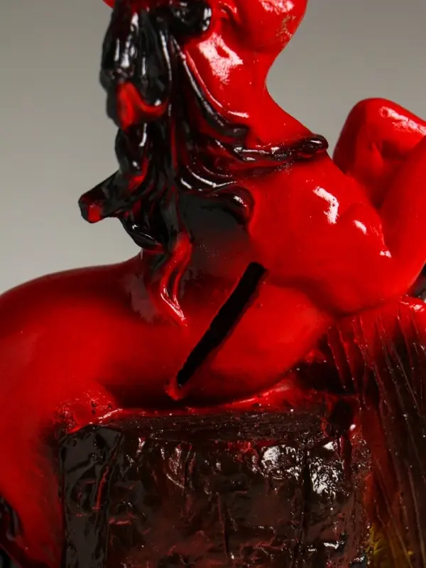 Копилка Копилка "Огненный конь с цветами" 14,5х12,5х6,5 см,