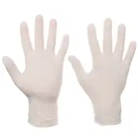 Перчатки тм VETTA, 10 шт, р-р M, латекс, белый цвет