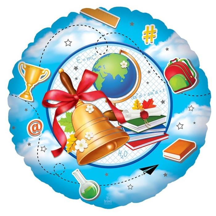 Шар фольгированный 18" &laquo;Школа&raquo;, круг