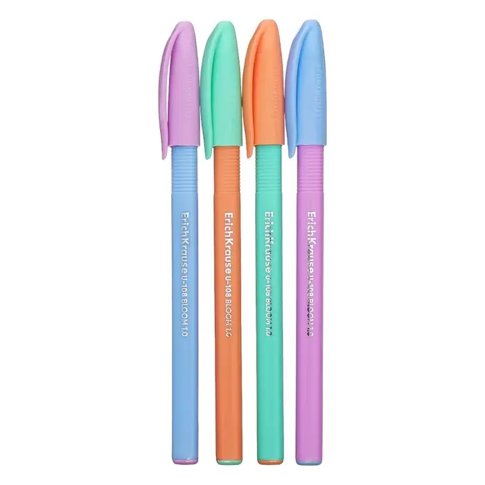 Ручка шариковая, ErichKrause, U-108 Stick Ручка шариковая, ErichKrause, U-108 Stick "Pastel Bloom" узел 1.0 мм цвет синяя