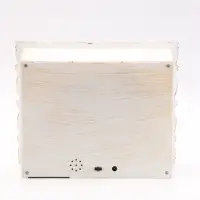 Фигура светодиодная &laquo;Рождество, рамка&raquo;, 25&times;20&times;10.5 см, музыкальная, USB, от батареек AAx3, свечение тёплое белое