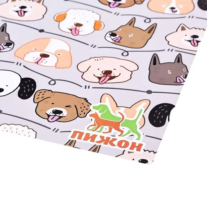 Коврик под миску  Коврик под миску "Пижон" 43 х 28 см "Псы"