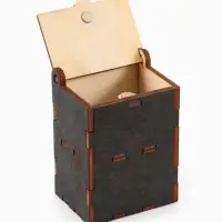 Коробка подарочная деревянная &laquo;Пуля&raquo; 4&times;5&times;6 см