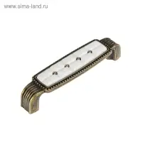 Ручка-скоба CAPPIO ELEGANT РС150AB, м/о 96 мм, керамическая, цвет бронза
