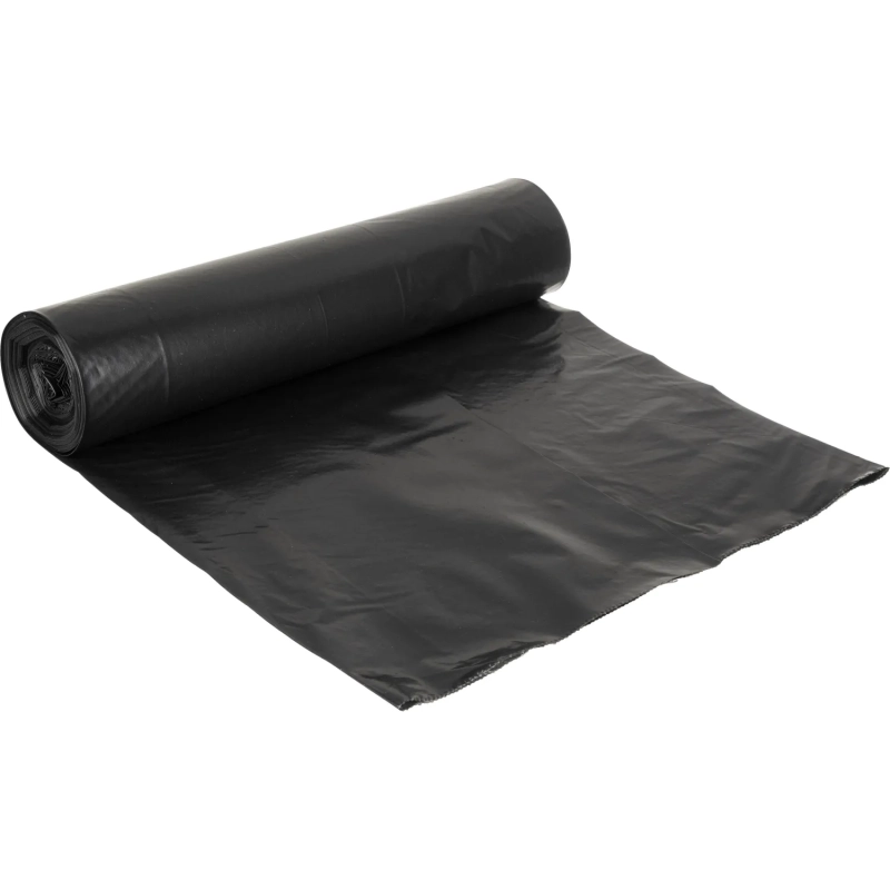 Мешки для мусора ПВД 240л 50мкм 10шт/рул черные 85х130см Luscan