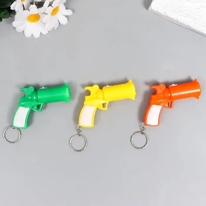 Фонарик брелок для ключей на кольце «Пистолет M-56», светит, 5.5×7.5×2 см, МИКС Фонарик брелок для ключей на кольце «Пистолет M-56», светит, 5.5×7.5×2 см, МИКС