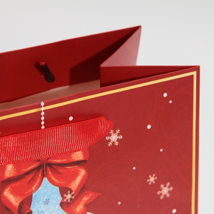 Пакет подарочный новогодний ламинированный «Сказка», MS 18 х 23 х 10 см