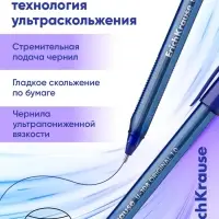 Набор ручек шариковых 8шт ErichKrause U-109 Stick Original узел 1.0мм, цвет чернил синий