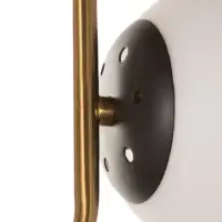 Люстра &laquo;Донна&raquo; 2&times;40 Вт Е27 черный/латунь 37&times;15&times;25 см