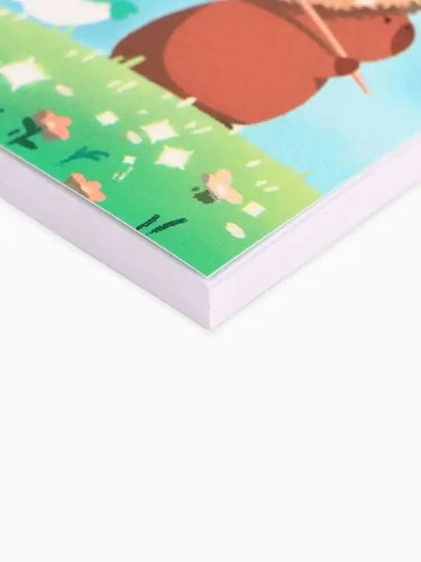 Записная книжка А6, 100 листов, в клетку &laquo;Капибара&raquo;