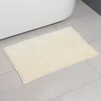 Коврик для дома LaDо́m, букли, плотность 1400 г, 50&times;80 см, велюровый, молочный