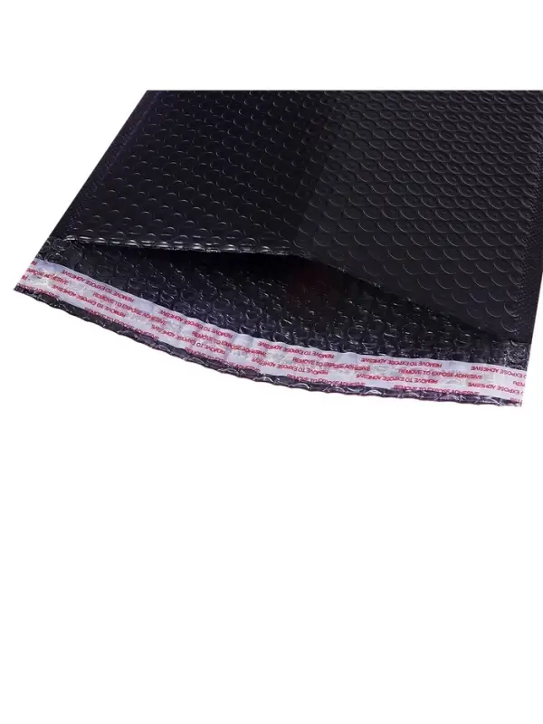 Набор конвертов с воздушно-пузырьковой плёнкой, 23&times;32 см, 10 штук, черные