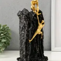Фигурка полистоун &laquo;Скалы. Взаимопомощь&raquo;, под золото, 12.3&times;8&times;25.5 см