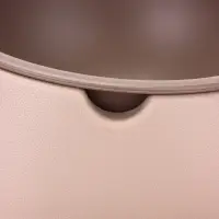 Миска для животных &laquo;Дубль Мини&raquo;, 200 мл, покрытие софт-тач, пластик, цвет капучино