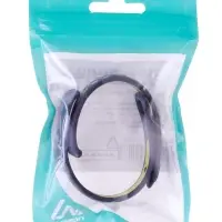 Ремешок для фитнес-браслета Mi Band 8/9 Luazon, с перфорацией, чёрный, зелёный