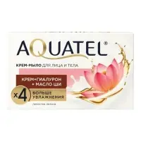 Крем-мыло для рук твердое Aquatel &laquo;Лепестки лотоса&raquo;, 90 г