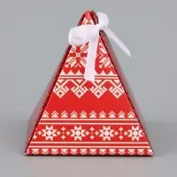 Аромасаше новогодние, набор 5 шт., аромат карамель