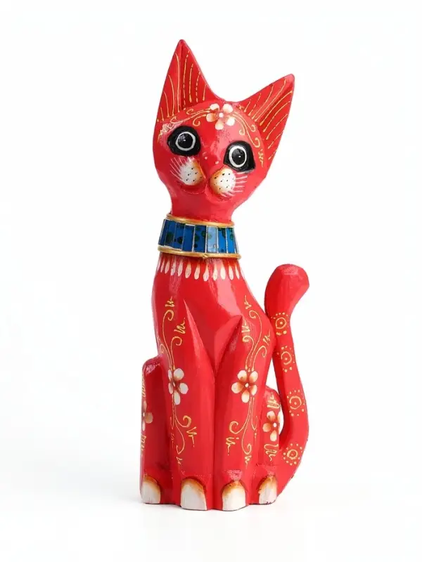 Сувенир &laquo;Кошка&raquo;, 30 см, дерево албезия