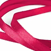 Лента атласная, 6 мм, 23±1 м, ярко-розовая №72