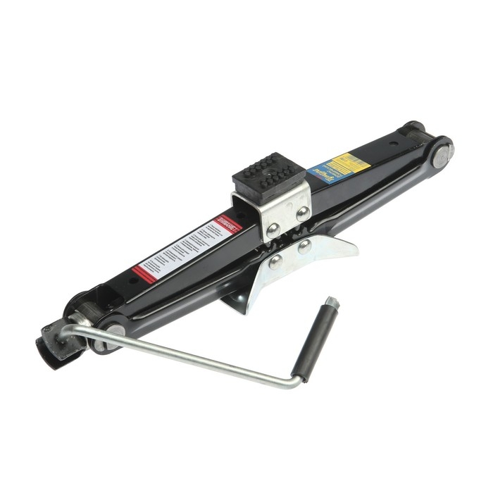 Домкрат ромбический ТУНДРА, с резиновой опорой, высота подъема 100 - 400 мм, 1 тонна Домкрат ромбический ТУНДРА, с резиновой опорой, высота подъема 100 - 400 мм, 1 тонна