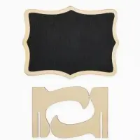 Меловой ценник &laquo;На подставке&raquo; 10&times;5&times;7, вытянутые углы, (фасовка 10 шт.), цвет чёрный