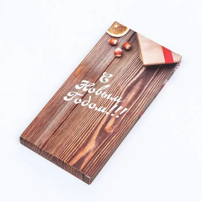 Коробка для шоколада с окном «Новогодняя открытка», 17.1×8×1.4 см Коробка для шоколада с окном «Новогодняя открытка», 17.1×8×1.4 см