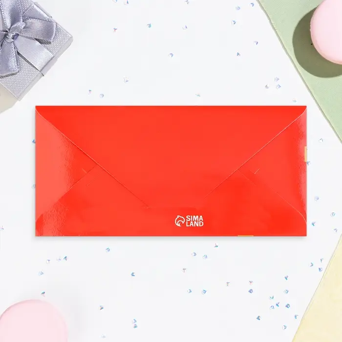 Конверт для денег «Поздравляем!», 16.5×8 см