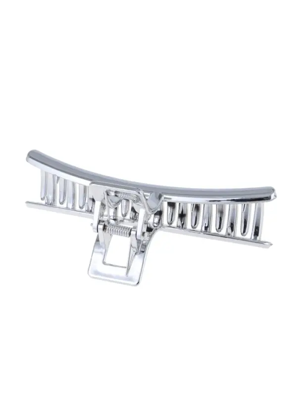 Краб для волос "Хилман" классик, 11 см, серебро