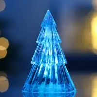 Фигура световая &laquo;Ёлочка&raquo;, 9 см, 1 LED, свечение RGB