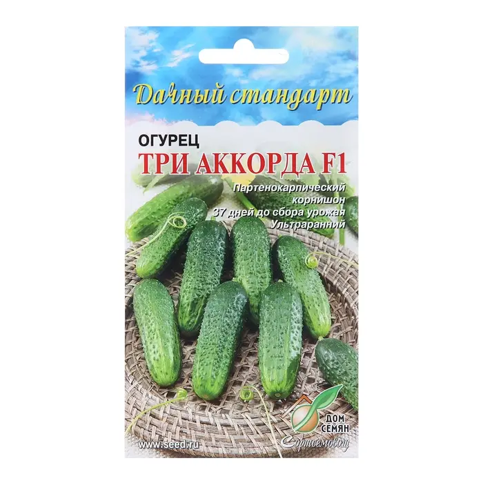 Семена Огурец Семена Огурец "Три Аккорда F1", 6 шт