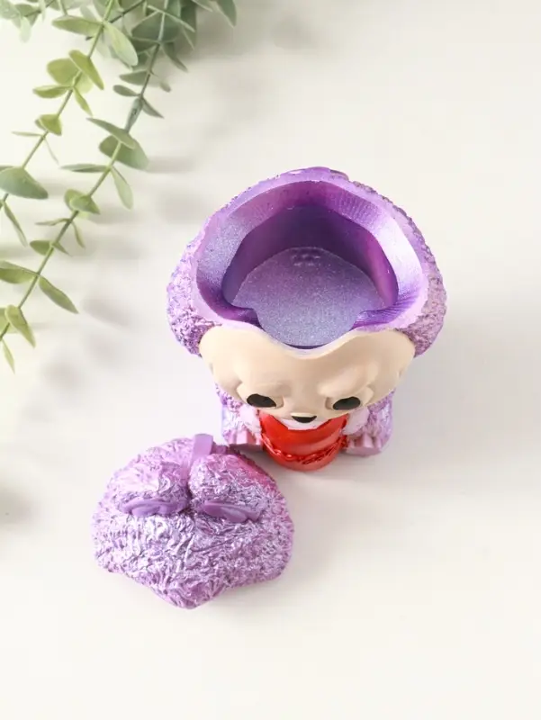 Шкатулка для украшений &laquo;Чудик с банкой&raquo; 15&times;8 см, сиреневый