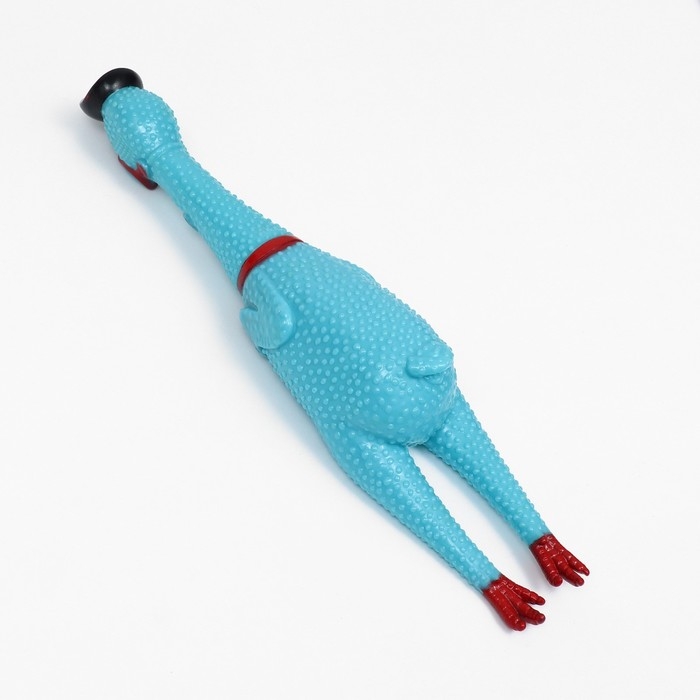 Игрушка пищащая Игрушка пищащая "Курица-пират" для собак, 41 см, голубая