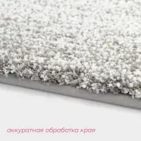 Коврик Доляна Points, 43&times;61 см, серый