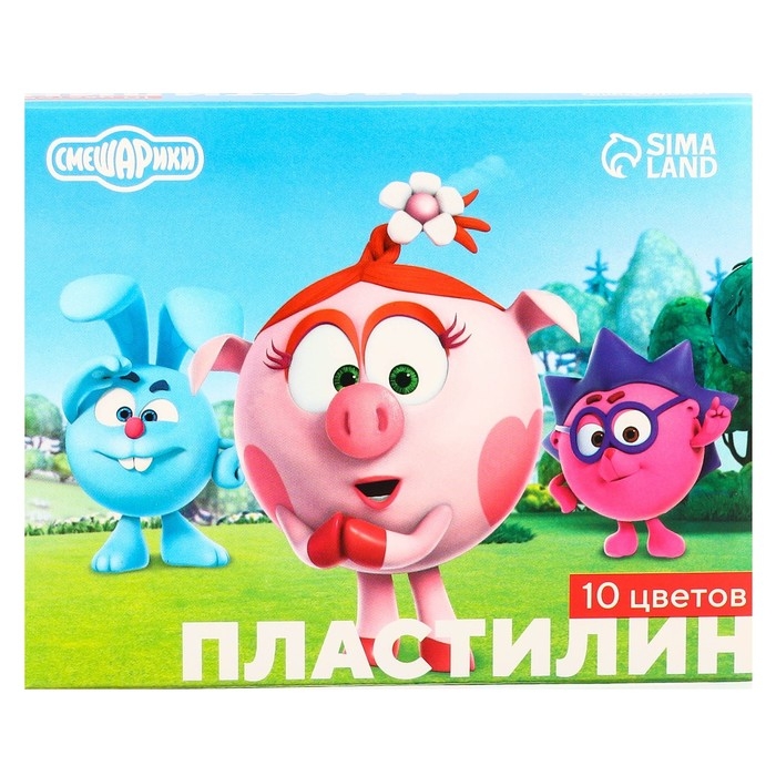 Пластилин 10цв 150г Смешарики Пластилин 10цв 150г Смешарики