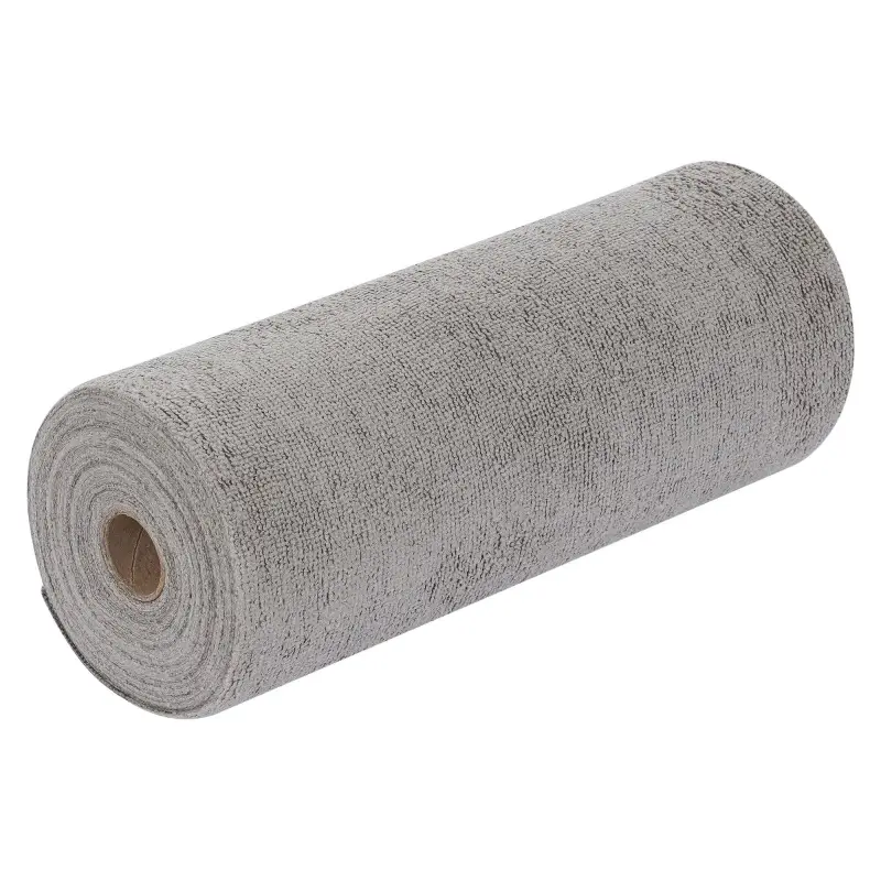Салфетка из микрофибры 30*30см (190гр/м2) рулон 50шт. серая