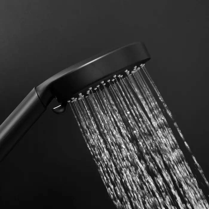 Лейка для душа ZEIN Z3212, 3 режима, средняя, пластик, чёрная