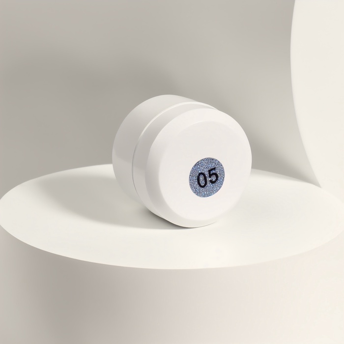 Гель лак для ногтей, с блёстками, 3-х фазный, 8 мл, LED/UV, голубой Гель лак для ногтей, с блёстками, 3-х фазный, 8 мл, LED/UV, голубой