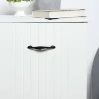 Ручка-скоба мебельная ТУНДРА PC179, 96 мм, цвет черный