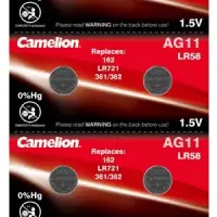 Батарейка Camelion G11/LR721/LR58/362A/162 BL10 Alkaline 1.5V (10/100/3600)