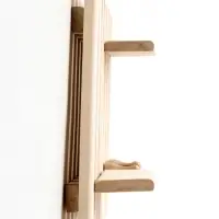 Полка - вешалка "Зебра" 3 крючка 84х33х12 см