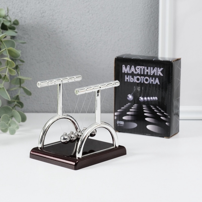 Маятник Маятник "Шары техно" квадрат столбик 9 x 9 x 7,5 см