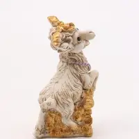 Фигурка декоративная &laquo;Козел с рогом изобилия&raquo;, 10&times;7&times;4 см, слоновая кость